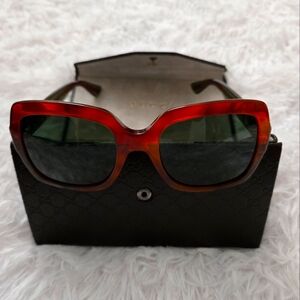 Authentic Gucci Sunglasses With Original Gucci Case